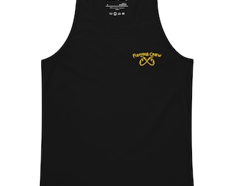 Fishing Crew Embroidered Men’s Tank Top
