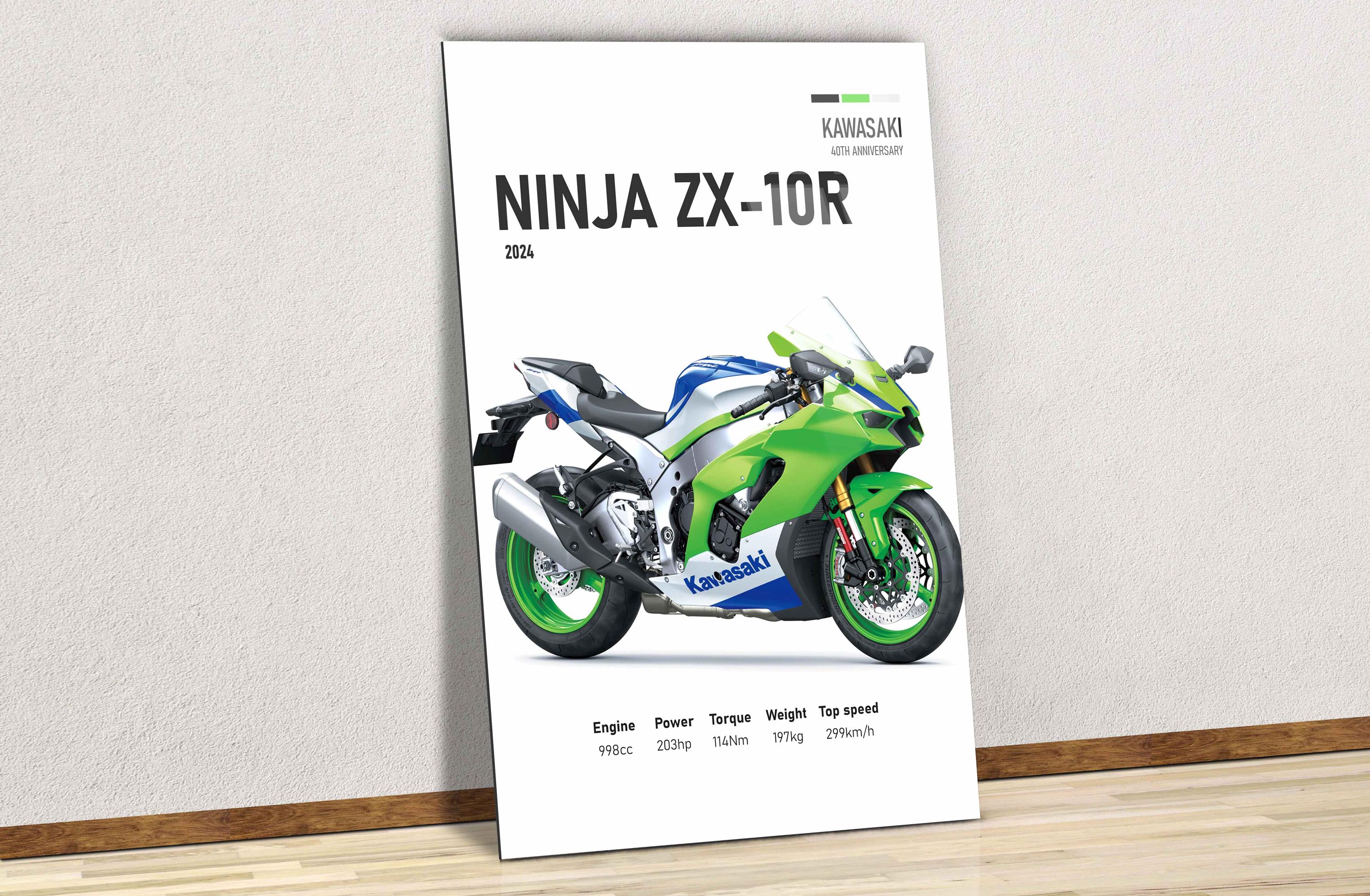 Kawasaki Zx10r Print - Etsy