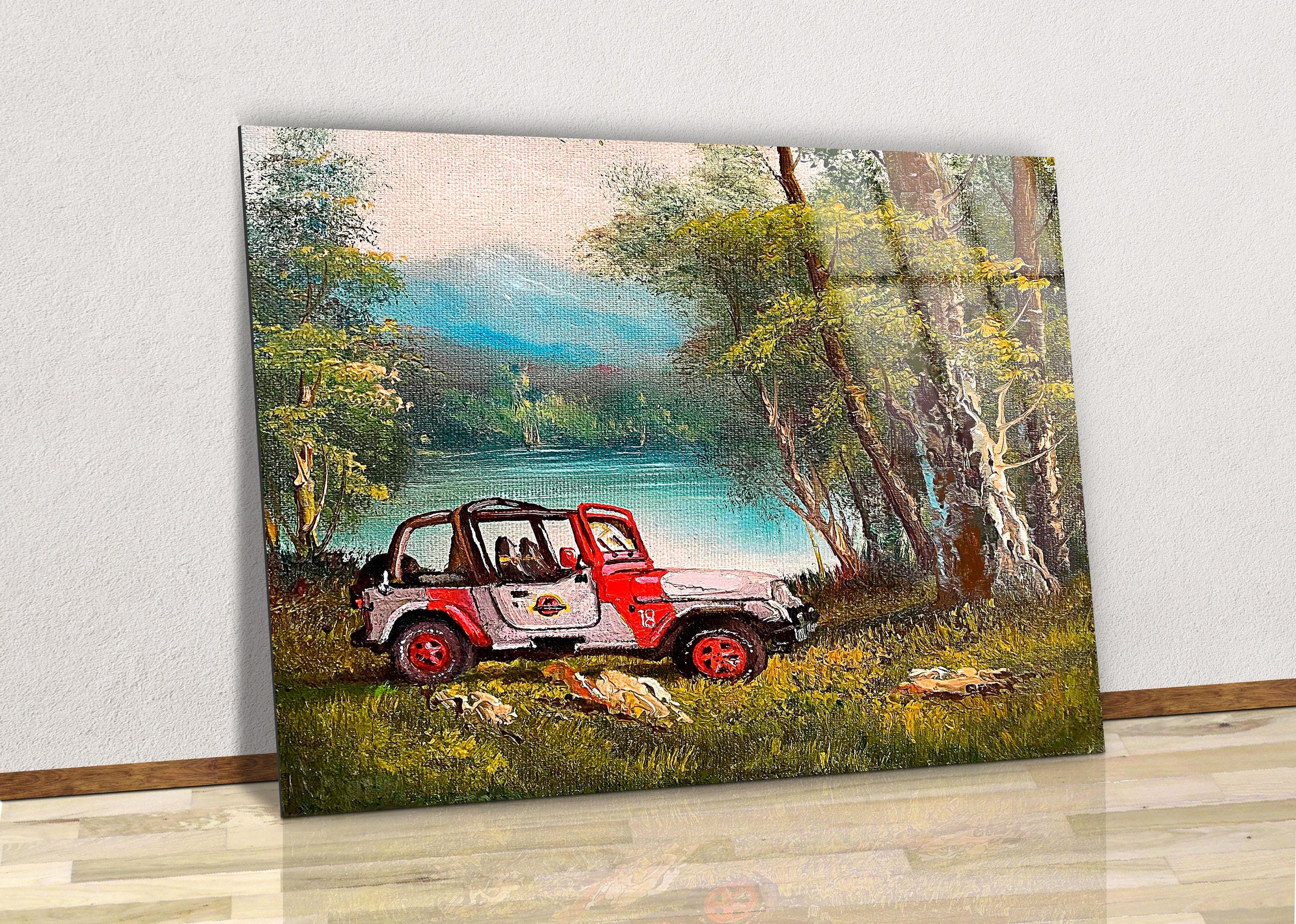 Jeep Canvas Painting - Etsy
