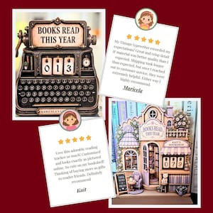 personalized cat book lover gift custom wooden reading tracker sign books read this year counter cozy bookshop library decor pastel cottagecore bookish gift for girl teen girl reader daughter student yearly book tracker gift for reader book club gift teacher gift librarian gift holiday book gift Christmas book gift birthday book lover gift