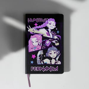 Huntrix K-Pop Demon Hunters Anteckningsbok Journal med Penna - Kpop Stationary Hntrx
