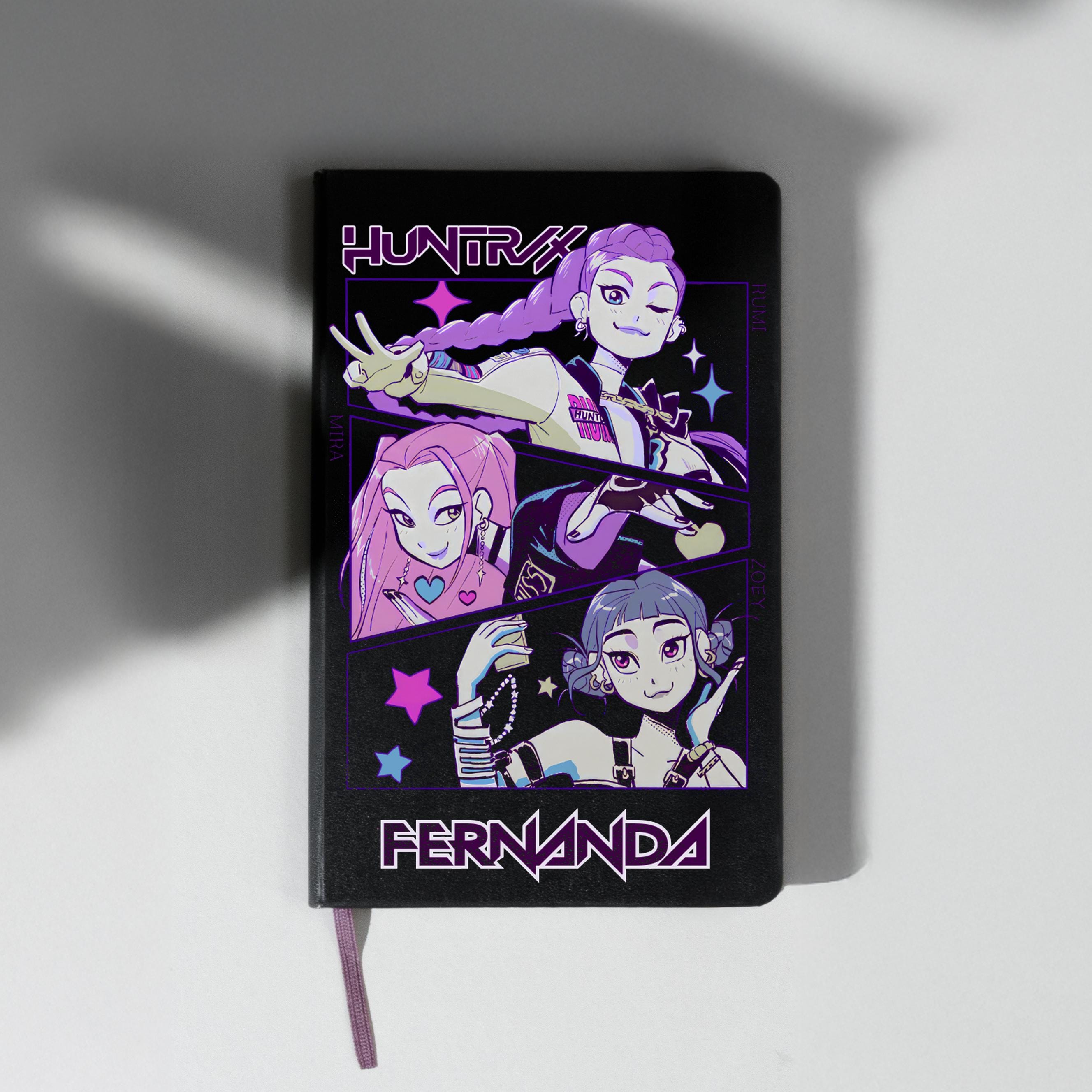 Huntrix K-pop Demon Hunters Notebook Journal With Pen - Kpop Stationary ...