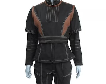 Bo-Katan Kryze Cosplay Costume | Women’s Mandalorian  Flight Suit Costume | Star Wars Bounty Hunter Outfit