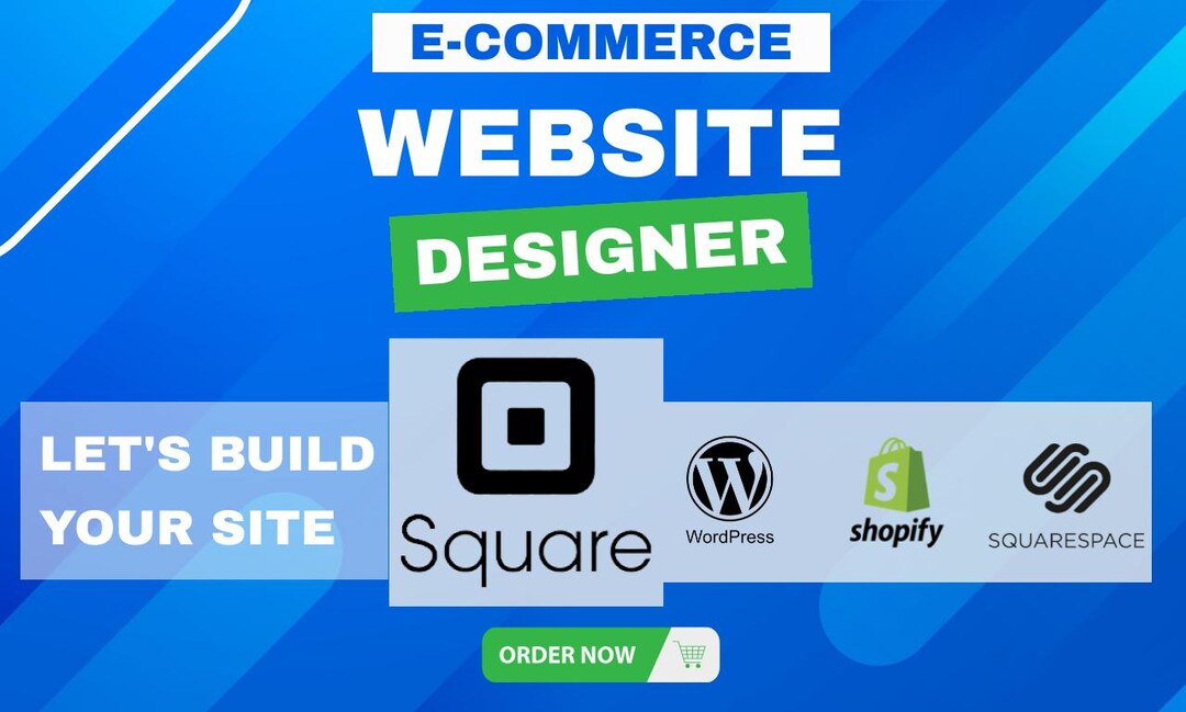 Square Ecommerce Website | Custom Webpage | Website Shop | Service ...