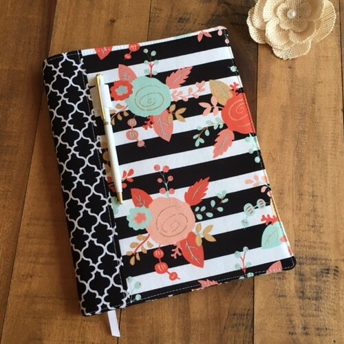 Floral Notebook Cover. Composition Notebook Holder. Journal Etsy