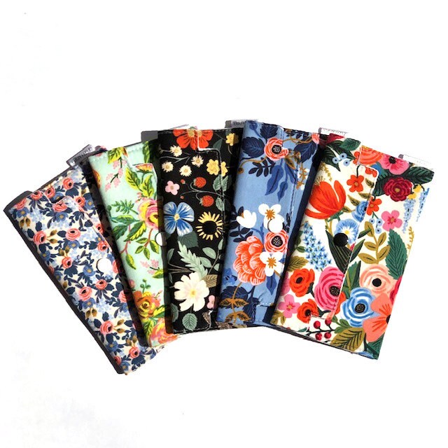 Rifle Paper Co Coupon Holder. Floral Wallet. Black Receipt Etsy
