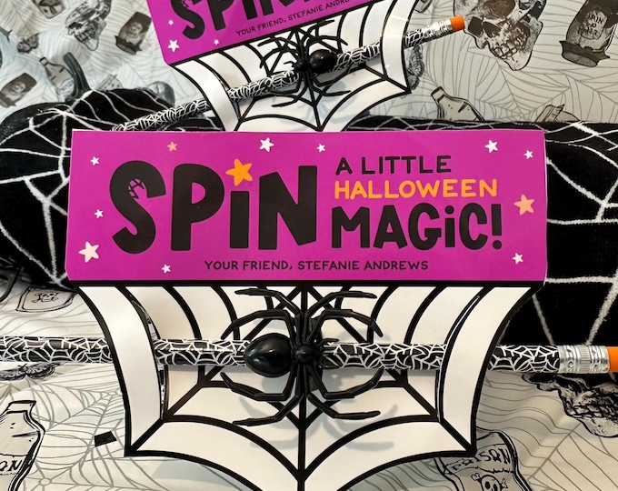 Halloween Printable Favor Tags for Kids