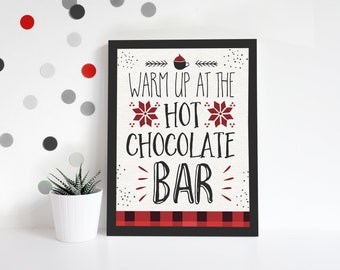 Lumberjack Hot Chocolate Bar Instant Download