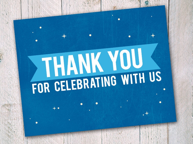 outer space baby shower thank you cards matches with space baby shower invitation