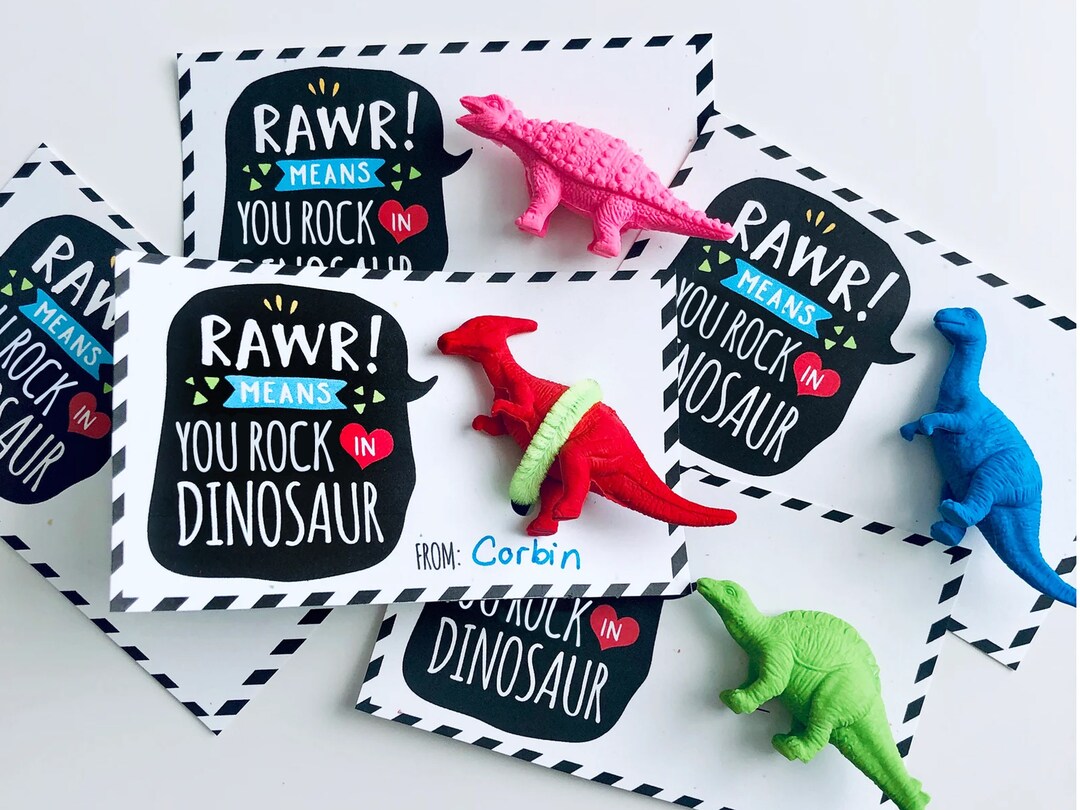 Dinosaur Valentine Cards Kids Valentine Card Classroom Valentine Dinosaur Valentine Cards Kids Valentine Card Classroom Valentine