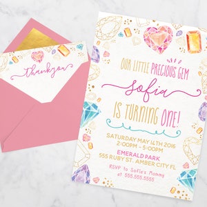 Gem Birthday Invitation