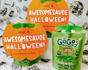 Halloween Printable Favor Tags for Kids