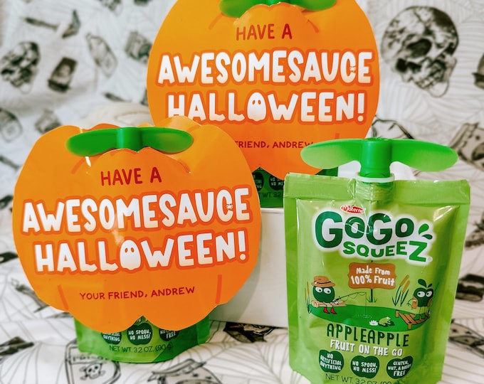 Halloween Printable Favor Tags for Kids