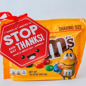 Stop Sign Crossing Guard gift, School Bus Driver Thank You Gift, School Bus Driver Appreciation, School Bus Driver Thank You Tag