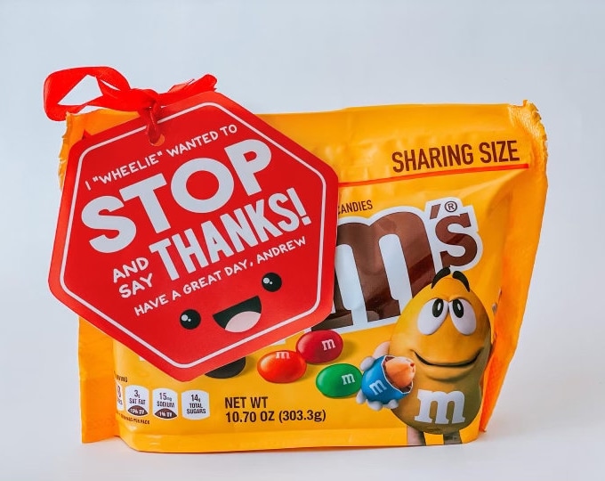Stop Sign Crossing Guard gift, School Bus Driver Thank You Gift, School Bus Driver Appreciation, School Bus Driver Thank You Tag