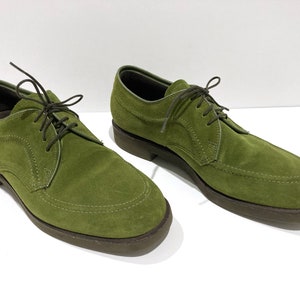 Hush Puppies Suede Oxfords Men’s Size 7.5 90s Hush Puppies Suede Oxfords: Tan Brown Lace-up Dress  main image 2