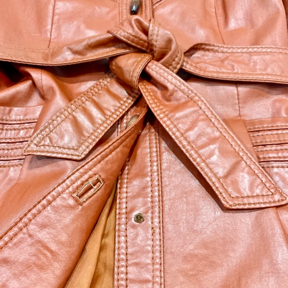 vinyl leather coat