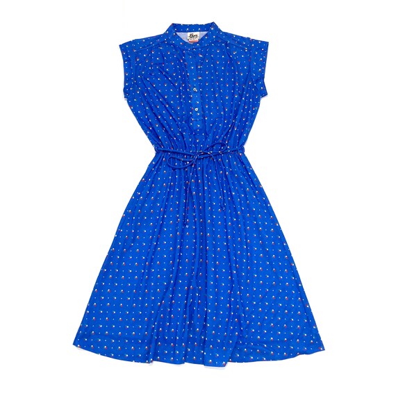 Blue Knit Dress by Byer Too! with Matching String… - image 1