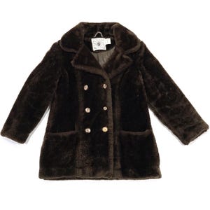 Brown Faux Fur Jacket by White Stag Outerwear - Vintage 1960's