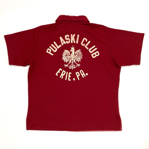 King Louie Creation Bowling Shirt / Polo - Vintage 1970s Mens L