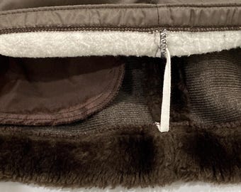 Brown Faux Fur Jacket by White Stag Outerwear - Vintage 1960's