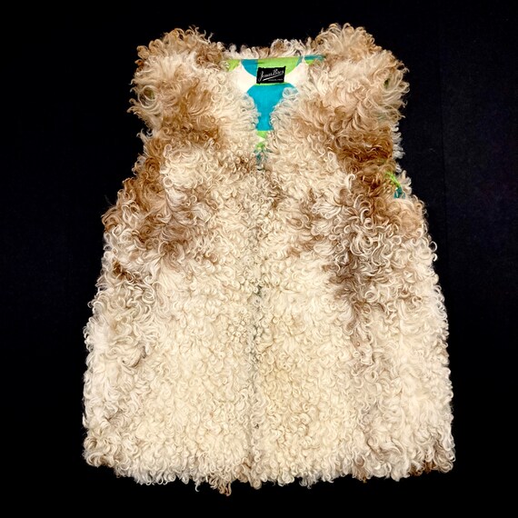 Curly Lamb Vest by Jonas Brothers of Denver, Colorado - Vintage