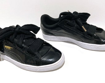 Puma basket patent sneakers deals