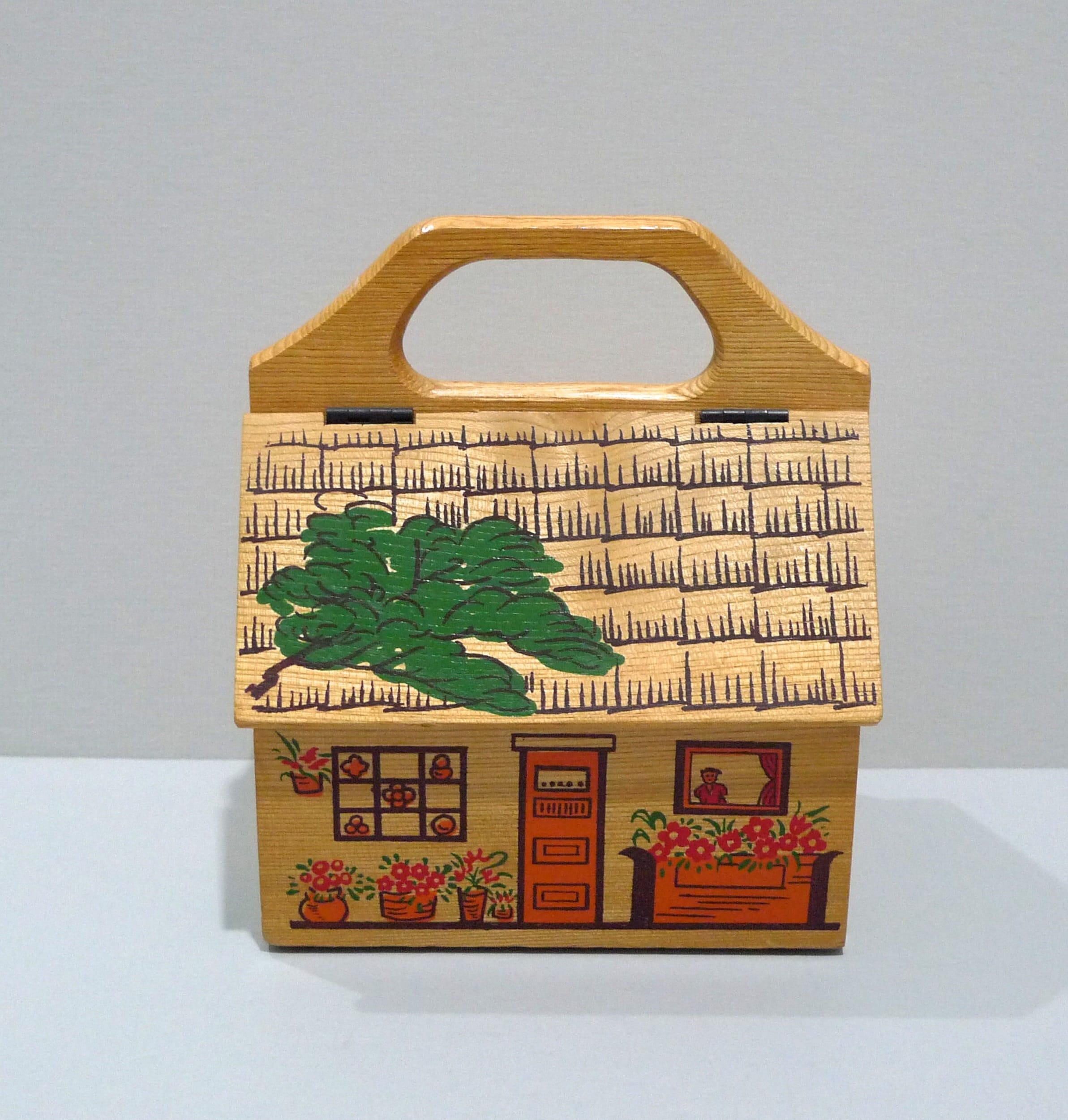 Gary Gail of Texas Wooden Box Bag 1970s - Cottage House Purse