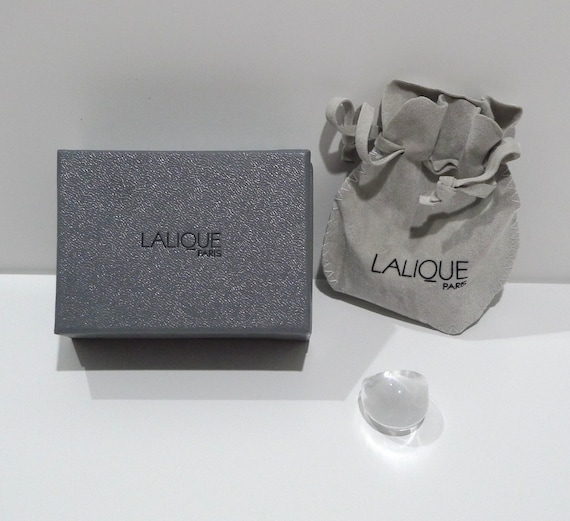 Lalique crystal ring discount
