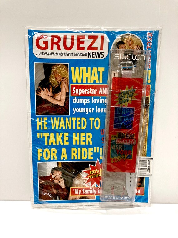 Swatch Watch Never Seen Before Tabloid Magazine Pa