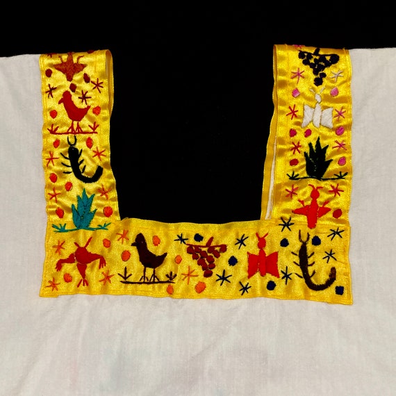 Mexican Smock Top with Scorpions, Birds, Cactus a… - image 5