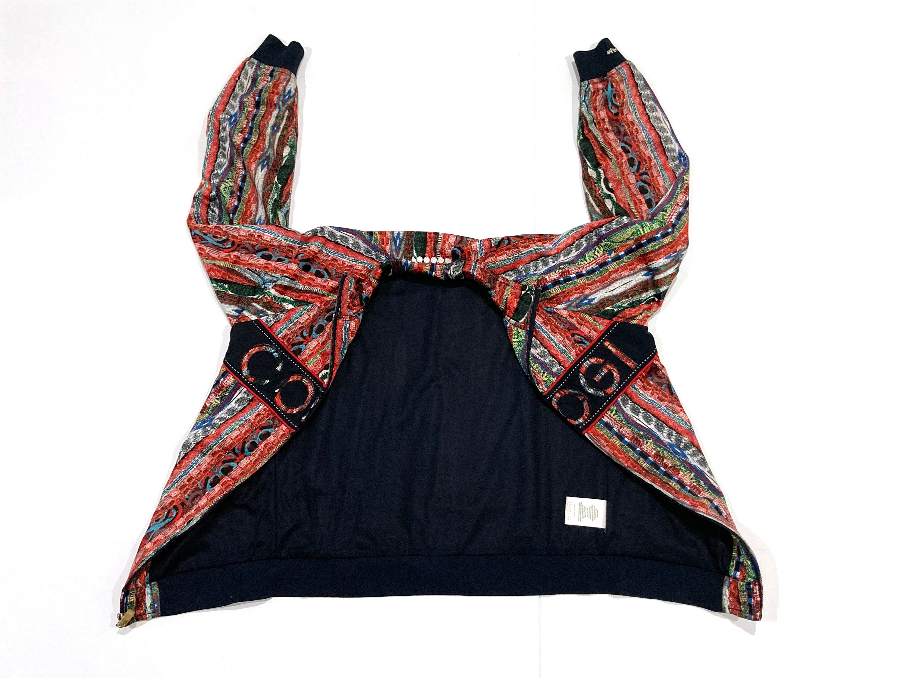 COOGI\" Embroidery jacket クージートラックジャケット Coogi Track Jacket Vintage Patchwork Logo and Embroidery