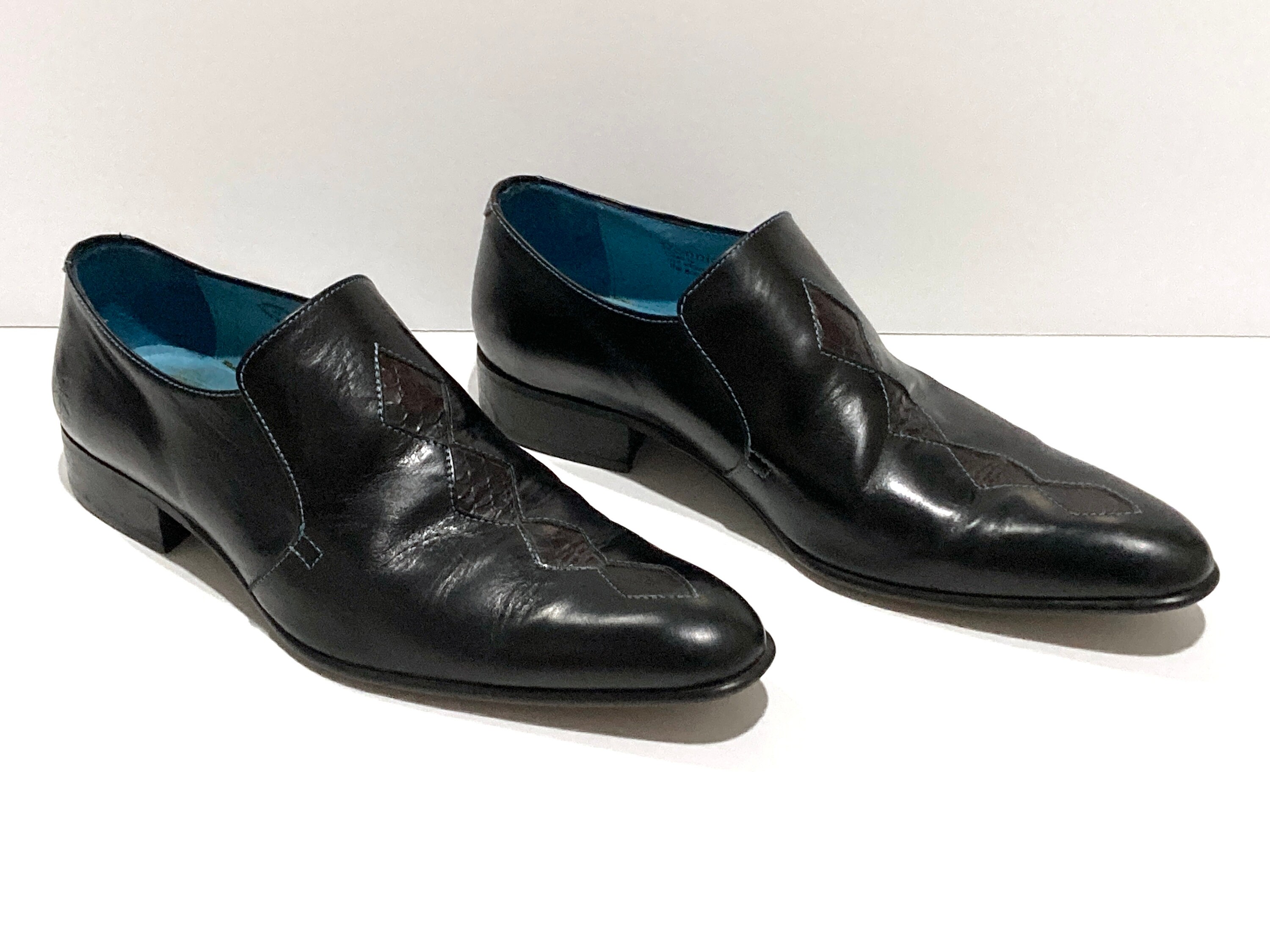 John Fluevog Shoes - Vintage Mens Size 9 - Diamond Stitching  display picture 2