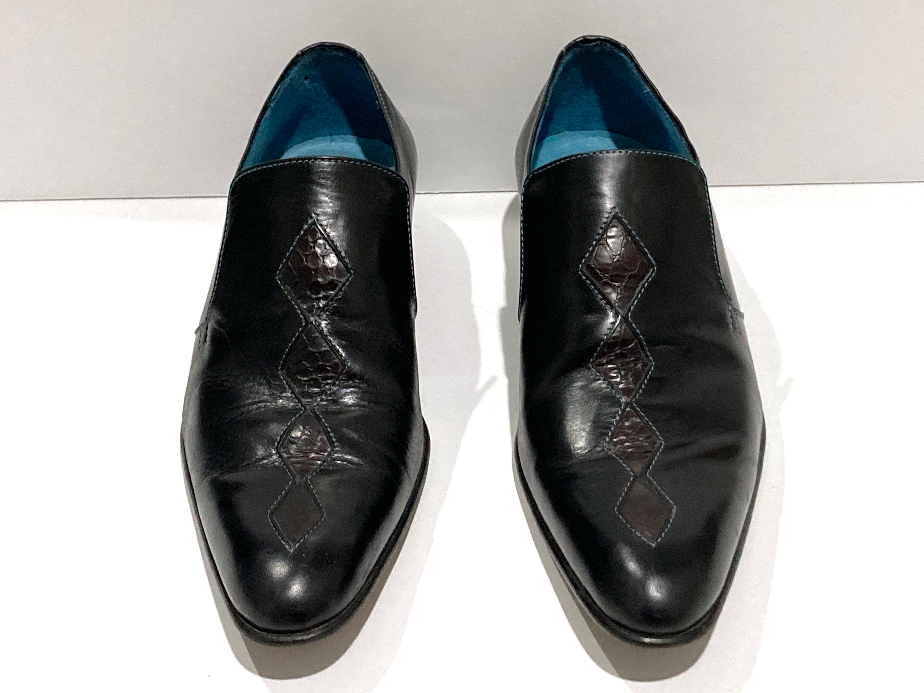 John Fluevog Shoes - Vintage Mens Size 9 - Diamond Stitching  display picture 2