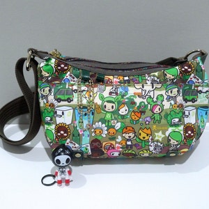 Tokidoki Crossbody Bag - Eco Mondo / Living Green Mascots - Ciao