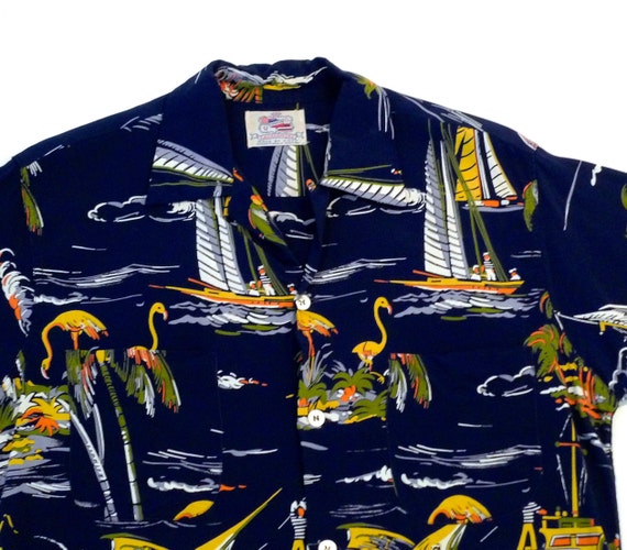 トップス Vintage Duke Kahanamoku Hawaiian Shirt Sun Surf – Tagged 