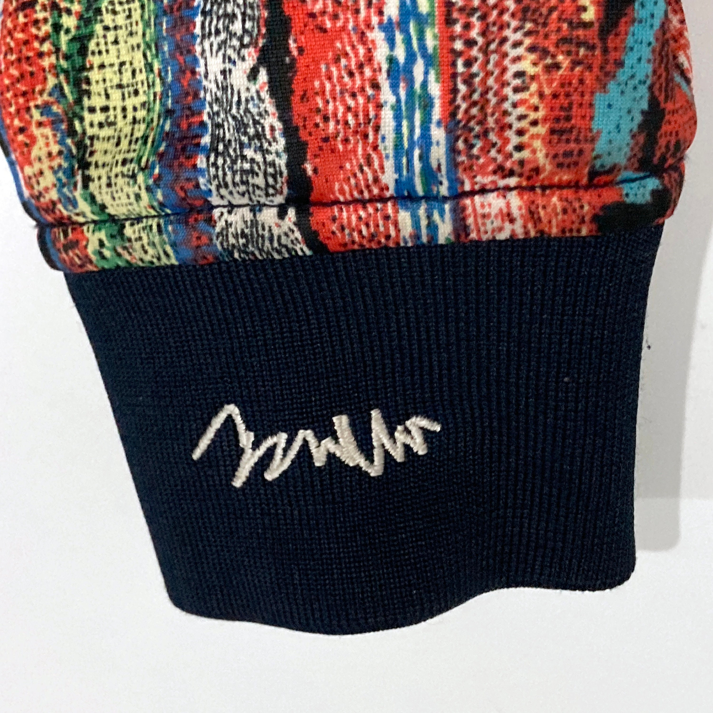 COOGI\" Embroidery jacket クージートラックジャケット Coogi Track Jacket Vintage Patchwork Logo and Embroidery