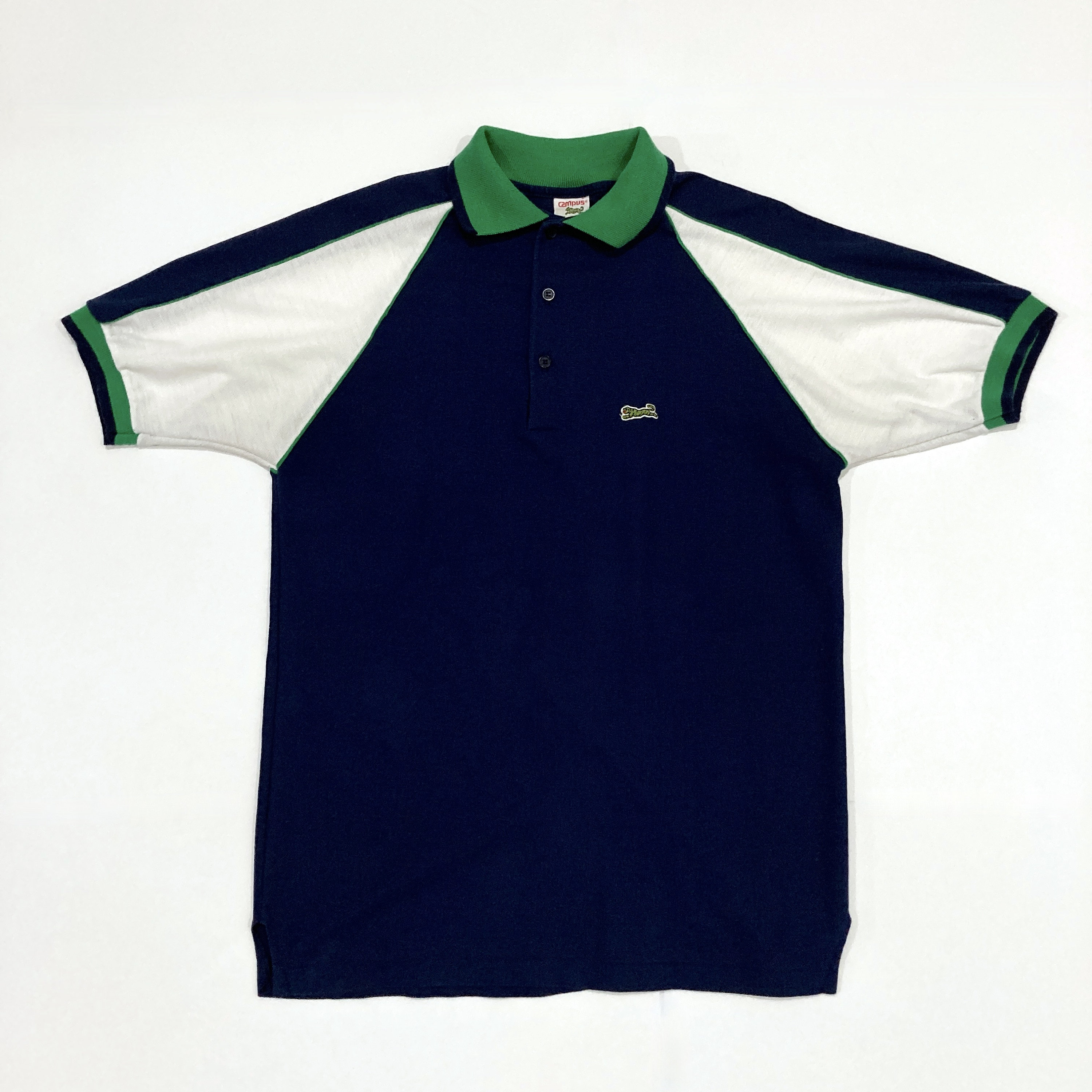Le Tigre Campus Polo Shirt 1980s - Vintage Preppy Tiger Logo