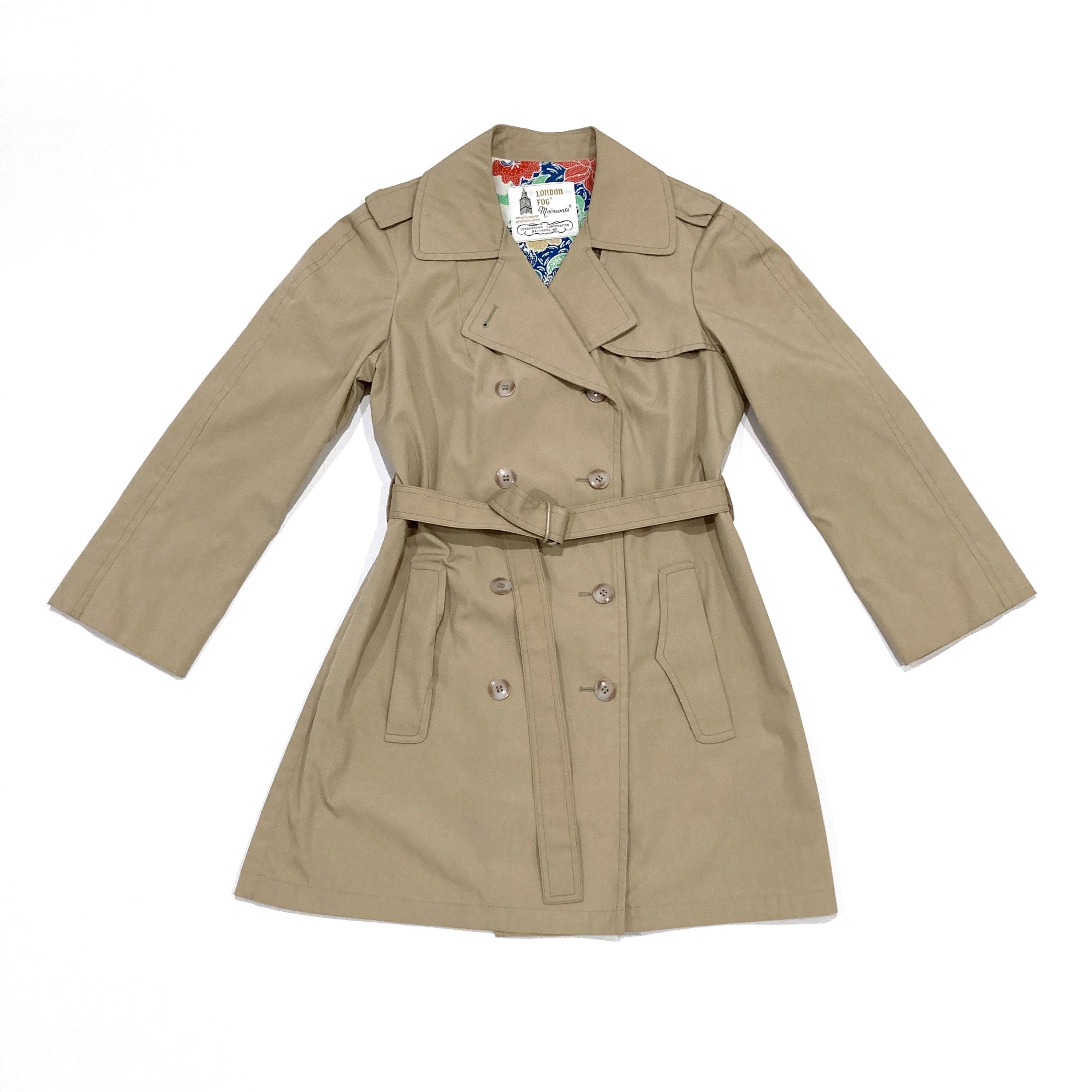 ジャケット・アウター 80s LONDON FOG trench coat London Fog Trench Coat Jacket - Vintage 1980's Khaki Outerwear