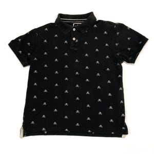 関送込 DND4DES Gothic Graphic Plaid-Collar Polo T-Shirt Boys Americana Print Polo | Callaway Apparel