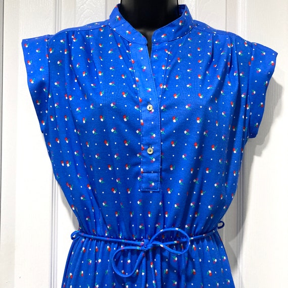 Blue Knit Dress by Byer Too! with Matching String… - image 4