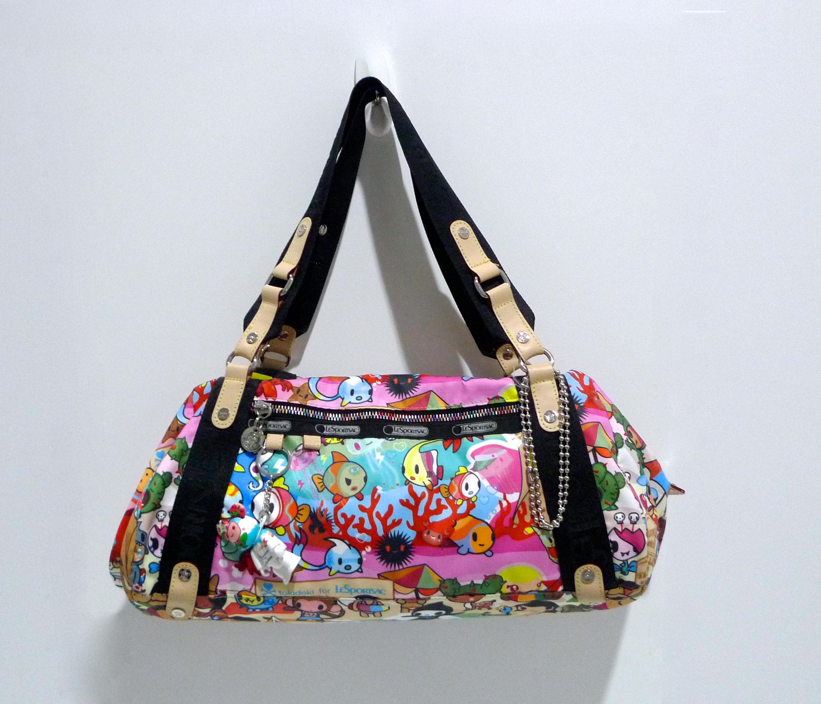 tokidoki for LESPOROTSAC バッグ New tokidoki x LeSportsac Nuvola Tokidieci Tote Bag Keychain NWT
