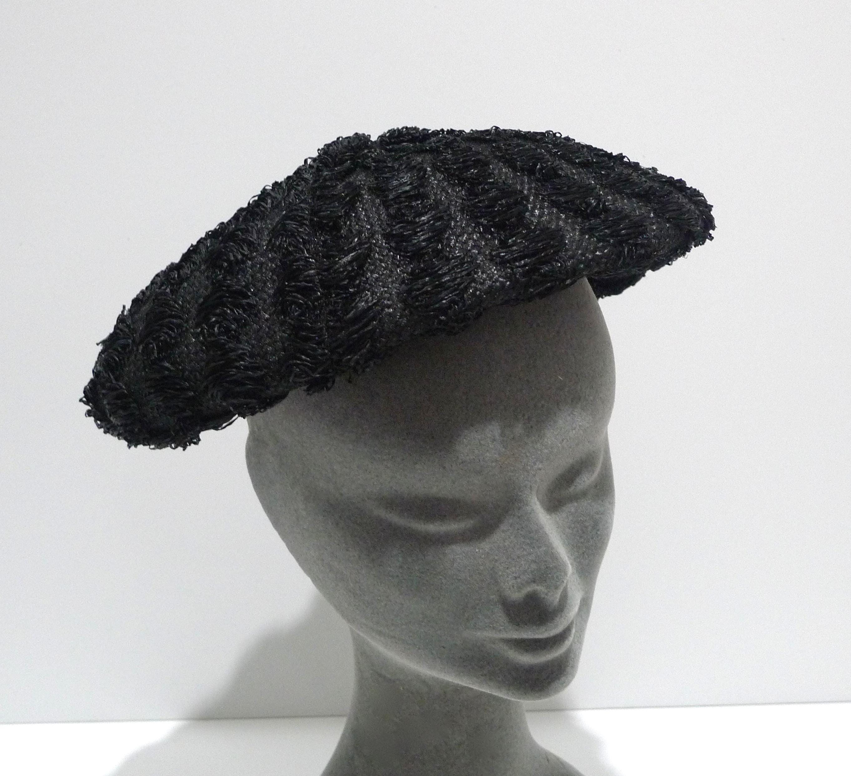 Raw Edge Straw Hat - Etsy