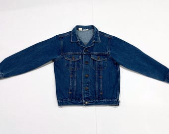 Levi's Denim Jacket / Trucker Jacket - 1980's Mens Size 44 Large