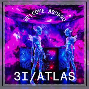 Cosmic Alien Throw Pillow, Sci-Fi Home Decor, Galaxy Cushion, Astronaut Gift, Outer Space Decorative Pillow