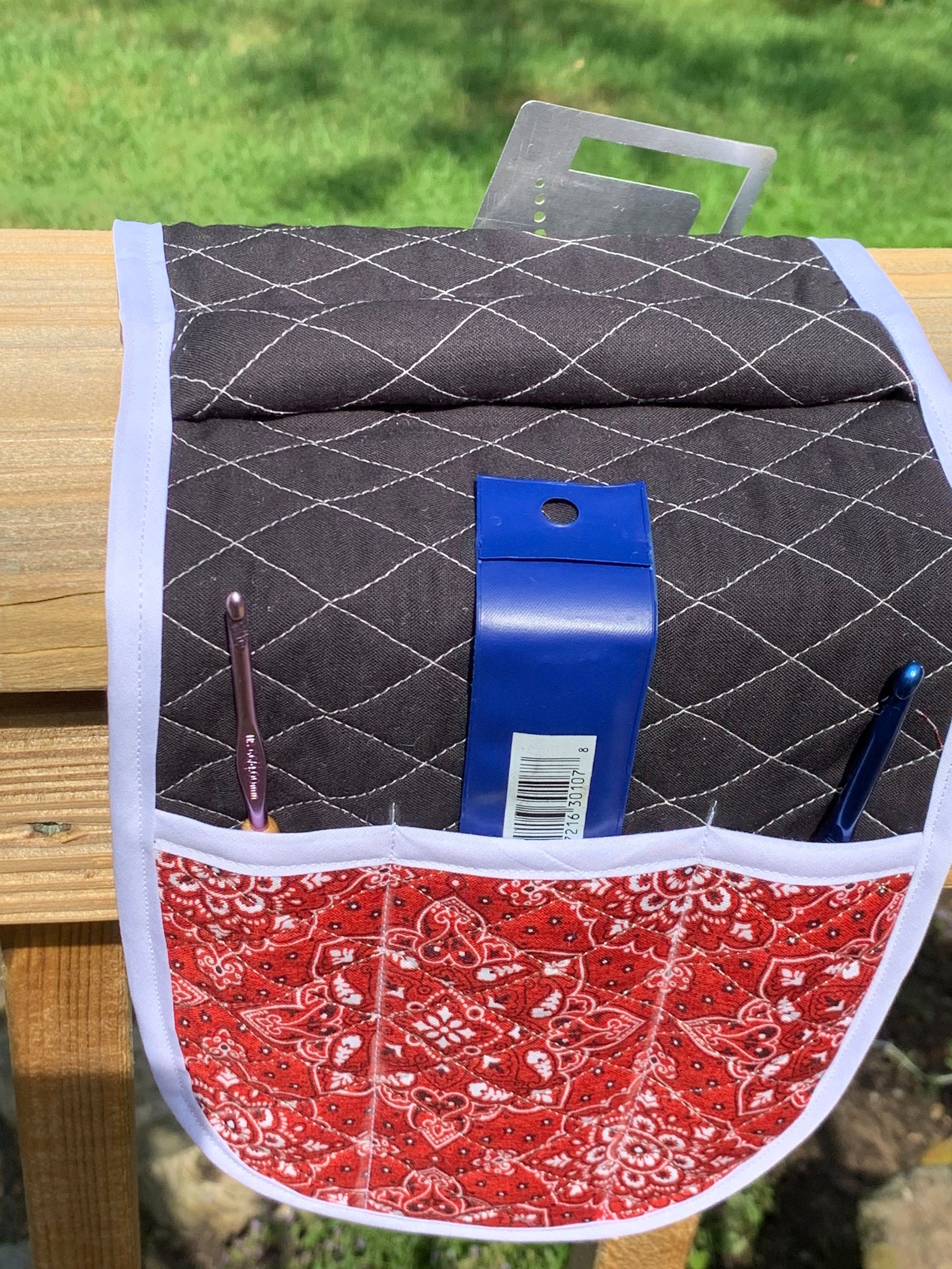 Armchair sewing caddy Etsy