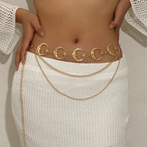 Celestial Moon Belt Gold - Etsy display picture 1