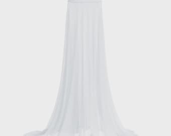 Hanging Bed Mosquito Net | 220 Mesh Mosquito Net | Breathable Bed Canopy | Insect Protection | White 56x56x220 cm