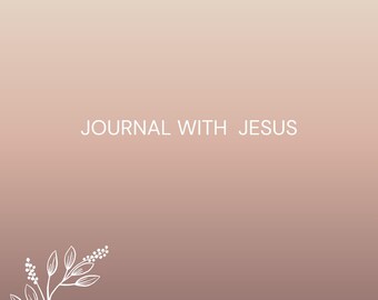Jesus Journal Digital Template, Daily Prayer & Study Planner, Faith Organizer for Christian Devotion Gift