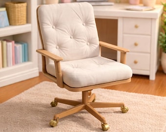 1.12 Scale Dollhouse Swivel Desk Chair
